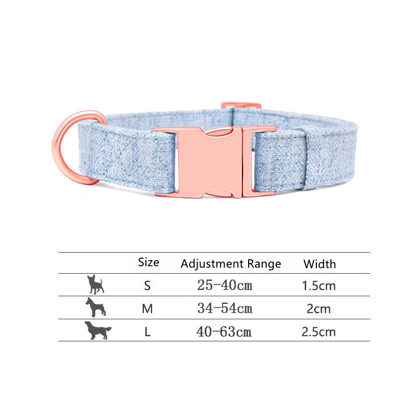 Engraved Adjustable Non-Woven Dog Collar-7